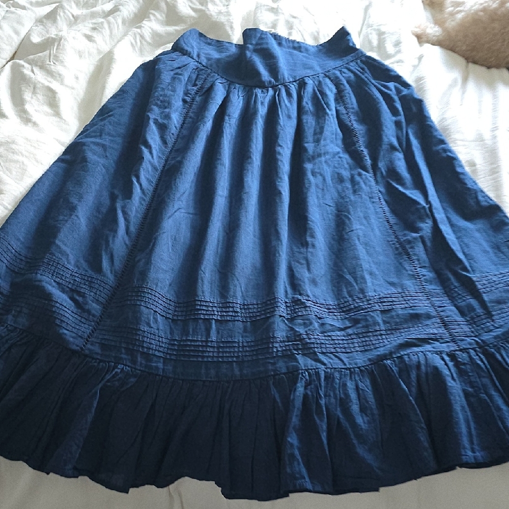 American Eagle Outfitters Navy A-Line Skirt